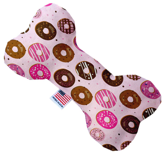Mirage Pet 1131-SFTYBN8 Pink Donuts 8 in. Stuffing Free Bone Dog Toy